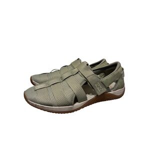 Ryka Women's Olive Green Sport‎ Sandals Fisherman Style Hook and Loop Size 11